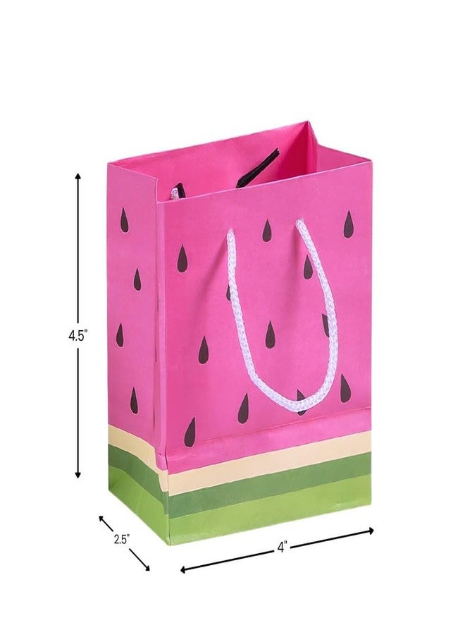 فن إكسبريس أكياس هدايا بتصميم فواكه توتي فروتي من فن إكسبرس - مجموعة من 12 كيسًا - فراولة، بطيخ، كيوي، برتقال - لوازم حفلات - Image 2